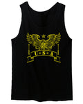 USA Military Eagle American Proud United States of America U.S. men's Tank Top