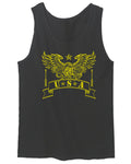 USA Military Eagle American Proud United States of America U.S. men's Tank Top