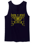 USA Military Eagle American Proud United States of America U.S. men's Tank Top