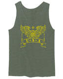 USA Military Eagle American Proud United States of America U.S. men's Tank Top