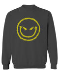 VICES AND VIRTUESS Funny Cool Graphic Evil Smile Workout trainig Gym Fitness men's Crewneck Sweatshirt