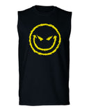 VICES AND VIRTUESS Funny Cool Graphic Evil Smile Workout trainig Gym Fitness men Muscle Tank Top sleeveless t shirt
