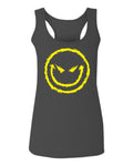 VICES AND VIRTUESS Funny Cool Graphic Evil Smile Workout trainig Gym Fitness  women's Tank Top sleeveless Racerback