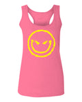 VICES AND VIRTUESS Funny Cool Graphic Evil Smile Workout trainig Gym Fitness  women's Tank Top sleeveless Racerback