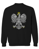 Vintage Poland Flag Coat of Arms Polska Polish Eagle men's Crewneck Sweatshirt