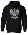Vintage Poland Flag Coat of Arms Polska Polish Eagle Sweatshirt Hoodie