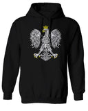Vintage Poland Flag Coat of Arms Polska Polish Eagle Sweatshirt Hoodie