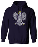 Vintage Poland Flag Coat of Arms Polska Polish Eagle Sweatshirt Hoodie