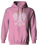 Vintage Poland Flag Coat of Arms Polska Polish Eagle Sweatshirt Hoodie