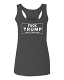 VICES AND VIRTUESS Fuck Trump Funny Liberal Progressive Protest Nevertheless Resist  women's Tank Top sleeveless Racerback