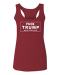 VICES AND VIRTUESS Fuck Trump Funny Liberal Progressive Protest Nevertheless Resist  women's Tank Top sleeveless Racerback