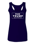 VICES AND VIRTUESS Fuck Trump Funny Liberal Progressive Protest Nevertheless Resist  women's Tank Top sleeveless Racerback