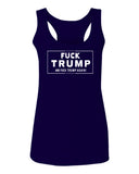 VICES AND VIRTUESS Fuck Trump Funny Liberal Progressive Protest Nevertheless Resist  women's Tank Top sleeveless Racerback