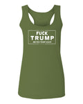 VICES AND VIRTUESS Fuck Trump Funny Liberal Progressive Protest Nevertheless Resist  women's Tank Top sleeveless Racerback