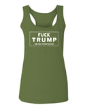 VICES AND VIRTUESS Fuck Trump Funny Liberal Progressive Protest Nevertheless Resist  women's Tank Top sleeveless Racerback