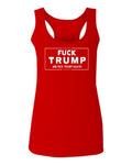 VICES AND VIRTUESS Fuck Trump Funny Liberal Progressive Protest Nevertheless Resist  women's Tank Top sleeveless Racerback