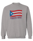 Puerto Rico Flag Boricua Puerto Rican Nuyorican Pride men's Crewneck Sweatshirt