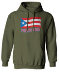 Puerto Rico Flag Boricua Puerto Rican Nuyorican Pride Sweatshirt Hoodie