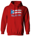Puerto Rico Flag Boricua Puerto Rican Nuyorican Pride Sweatshirt Hoodie