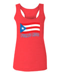 Puerto Rico Flag Boricua Puerto Rican Nuyorican Pride  women's Tank Top sleeveless Racerback