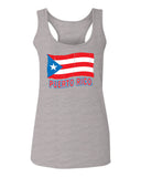 Puerto Rico Flag Boricua Puerto Rican Nuyorican Pride  women's Tank Top sleeveless Racerback