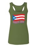 Puerto Rico Flag Boricua Puerto Rican Nuyorican Pride  women's Tank Top sleeveless Racerback