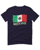 VICES AND VIRTUESS Distressed Bandera Mexico Mexican Flag Coat of arms For men T Shirt