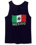VICES AND VIRTUESS Distressed Bandera Mexico Mexican Flag Coat of arms men's Tank Top