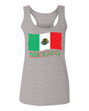 VICES AND VIRTUESS Distressed Bandera Mexico Mexican Flag Coat of arms  women's Tank Top sleeveless Racerback
