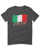 Italia Distressed Italy Flag Italian National Flag Vintage For men T Shirt