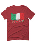 Italia Distressed Italy Flag Italian National Flag Vintage For men T Shirt