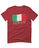 Italia Distressed Italy Flag Italian National Flag Vintage For men T Shirt