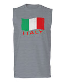 Italia Distressed Italy Flag Italian National Flag Vintage men Muscle Tank Top sleeveless t shirt