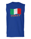 Italia Distressed Italy Flag Italian National Flag Vintage men Muscle Tank Top sleeveless t shirt