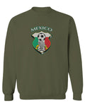 VICES AND VIRTUESS Escudo Mexicano Futbol Mexico Mexican Football Shield men's Crewneck Sweatshirt