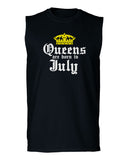 The Best Birthday Gift Queens are Born in July men Muscle Tank Top sleeveless t shirt