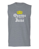 The Best Birthday Gift Queens are Born in June men Muscle Tank Top sleeveless t shirt