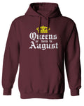 The Best Birthday Gift Queens are Born in August Sweatshirt Hoodie