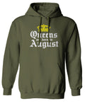 The Best Birthday Gift Queens are Born in August Sweatshirt Hoodie