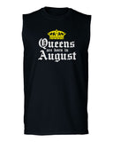 The Best Birthday Gift Queens are Born in August men Muscle Tank Top sleeveless t shirt