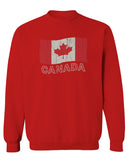 Canada Vintage Flag Canadian Pride Maple Leaf men's Crewneck Sweatshirt