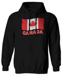 Canada Vintage Flag Canadian Pride Maple Leaf Sweatshirt Hoodie