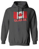 Canada Vintage Flag Canadian Pride Maple Leaf Sweatshirt Hoodie