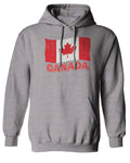 Canada Vintage Flag Canadian Pride Maple Leaf Sweatshirt Hoodie