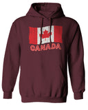 Canada Vintage Flag Canadian Pride Maple Leaf Sweatshirt Hoodie