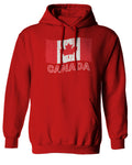 Canada Vintage Flag Canadian Pride Maple Leaf Sweatshirt Hoodie