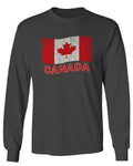 Canada Vintage Flag Canadian Pride Maple Leaf mens Long sleeve t shirt
