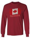 Canada Vintage Flag Canadian Pride Maple Leaf mens Long sleeve t shirt