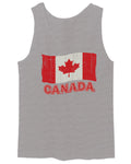 Canada Vintage Flag Canadian Pride Maple Leaf men's Tank Top