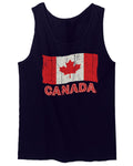 Canada Vintage Flag Canadian Pride Maple Leaf men's Tank Top